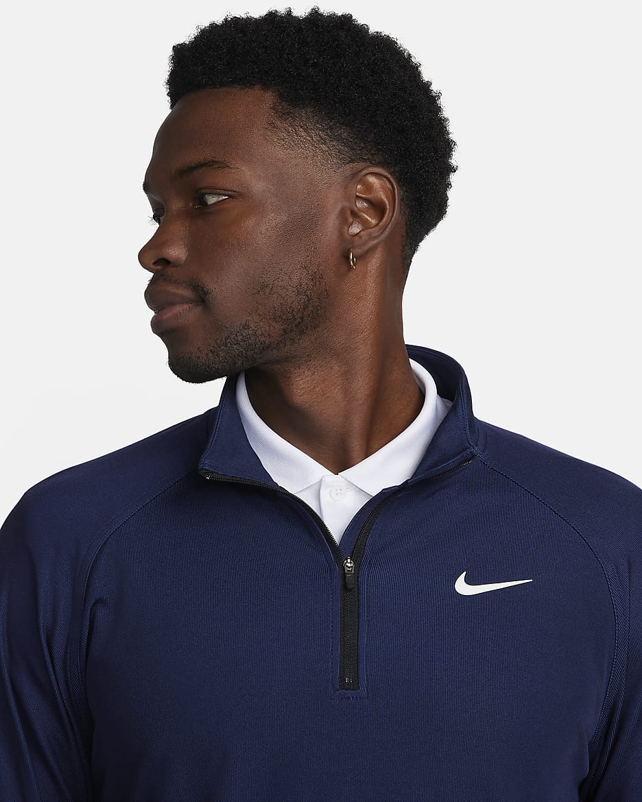 Nike Tour Men s Dri FIT ADV 1 2 Zip Golf Top. Nike UK